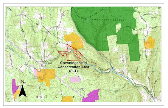 Crowningshield Property in Heath (map)